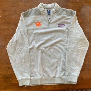 Clemson quarter zip vineyard vines pullover